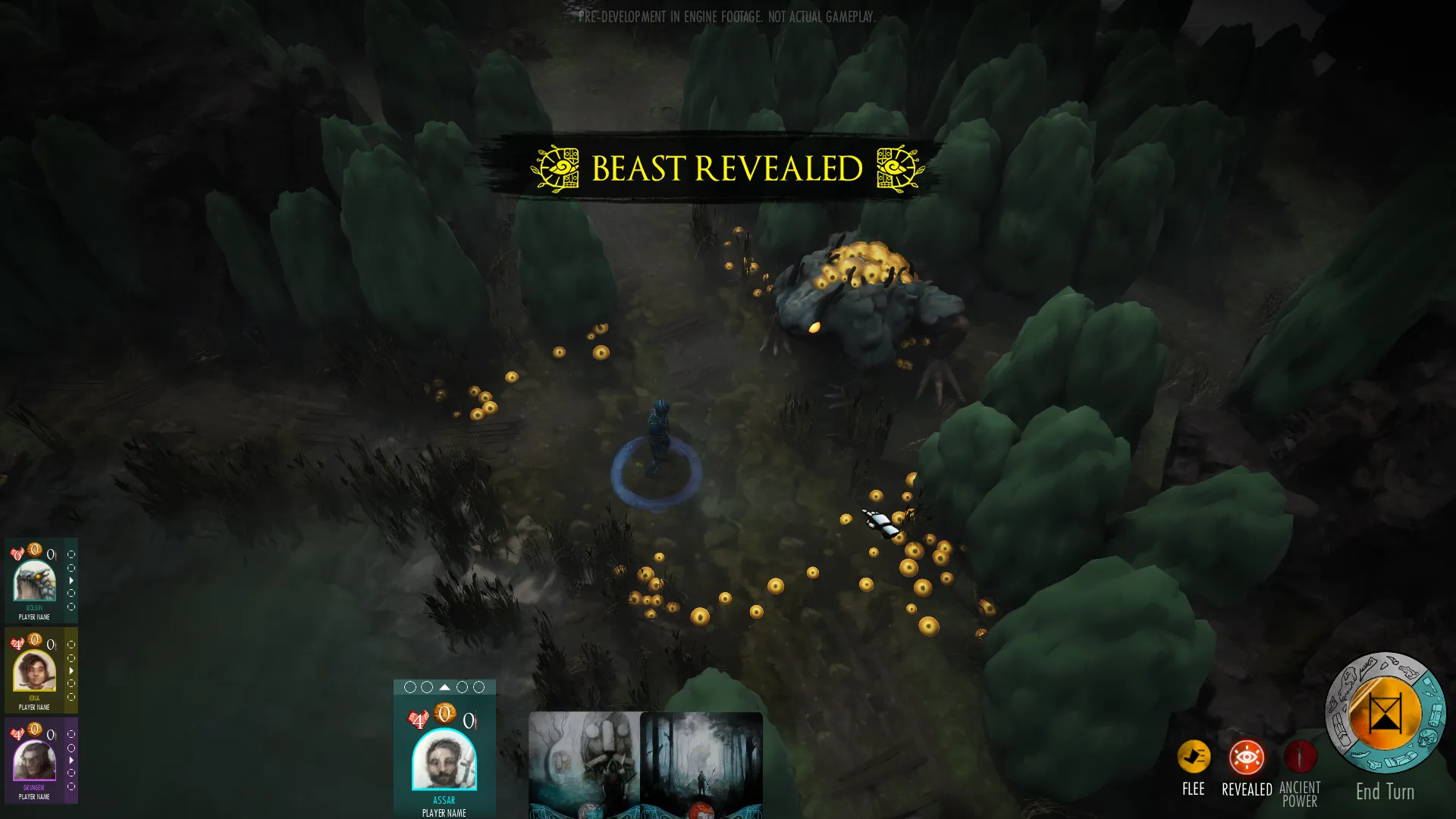 Pre-development screenshot of Beast being revealed